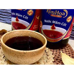 Nước mắm Kim Hoa 40N Hộp 2 Chai 520ml